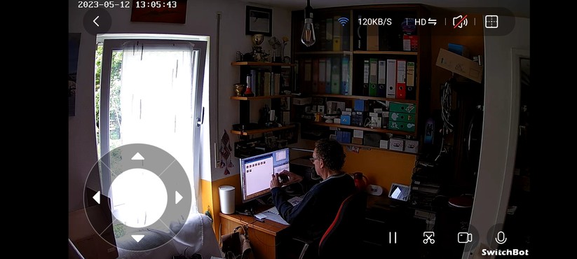 Switchbot PTZ-Überwachungskamera 2K