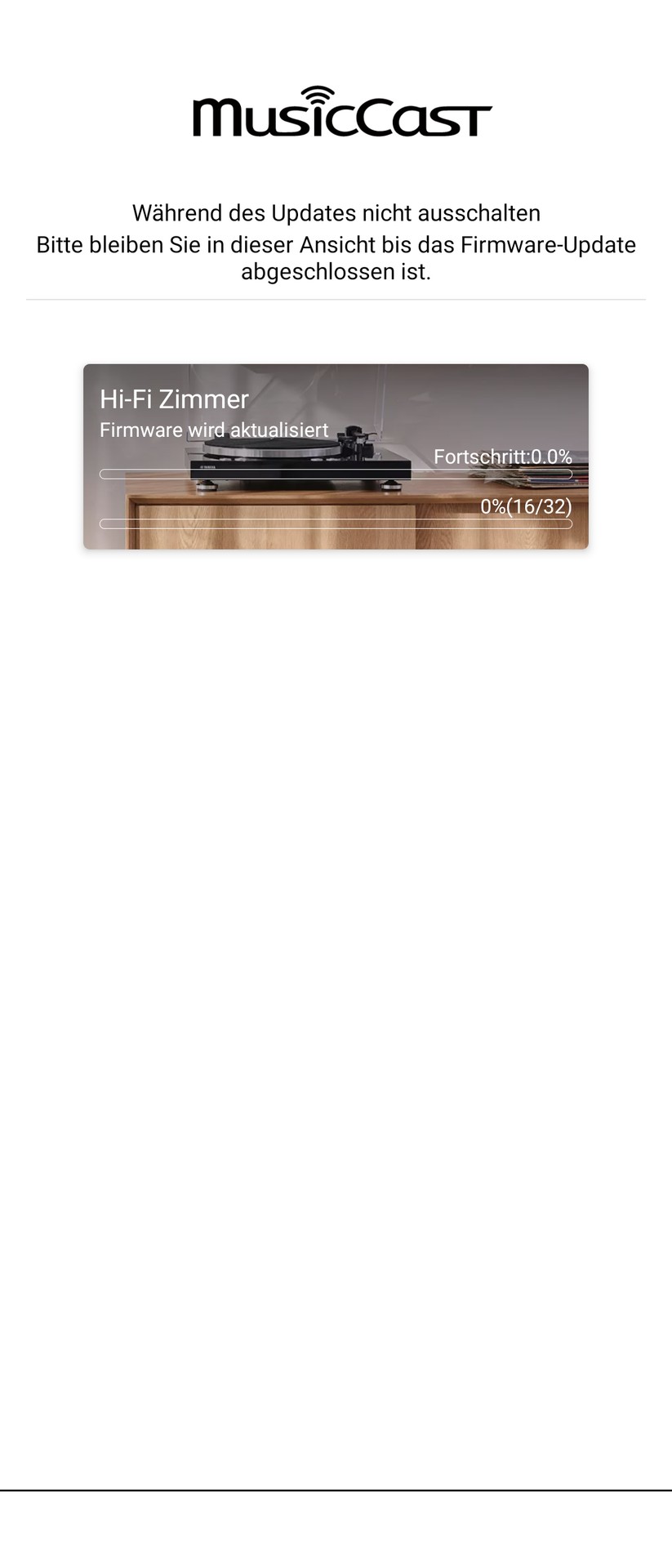 Yamaha Musiccast 50 - App