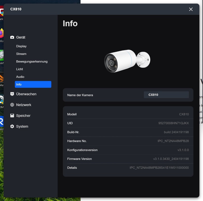 Reolink CX810: Für die Steuerung von Reolink-Überwachungskameras steht auch eine leistungsfähige Desktop-Anwendung für Windows und macOS zur Verfügung.