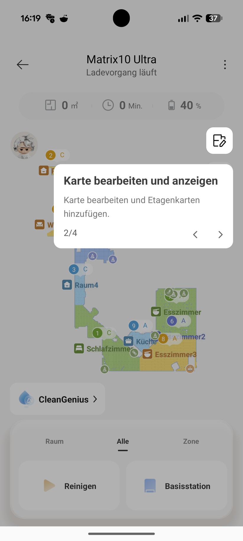Dreame Matrix 10 Ultra – App & Einrichtung