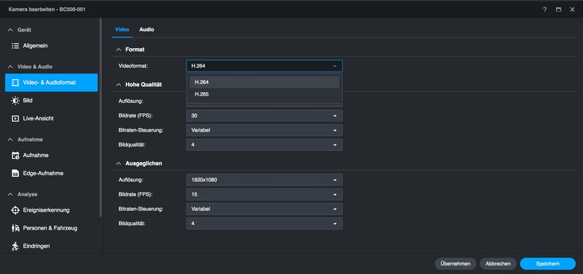 Synology BC500: Setup und Einstellungen