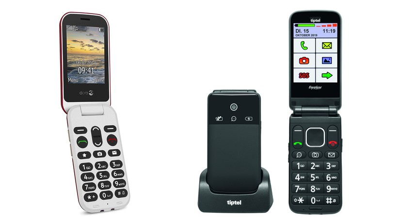 Doro 6060 (li.) und Tiptel Ergophone 6370 Pro