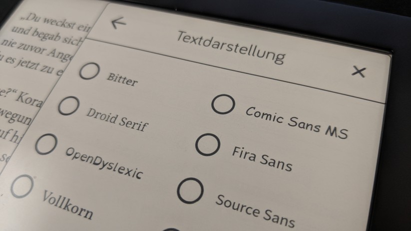 Die Lieblingsschriftart ist nicht dabei? Kein Problem, Comic Sans MS kann wie die meisten Fonts nachinstalliert werden. 