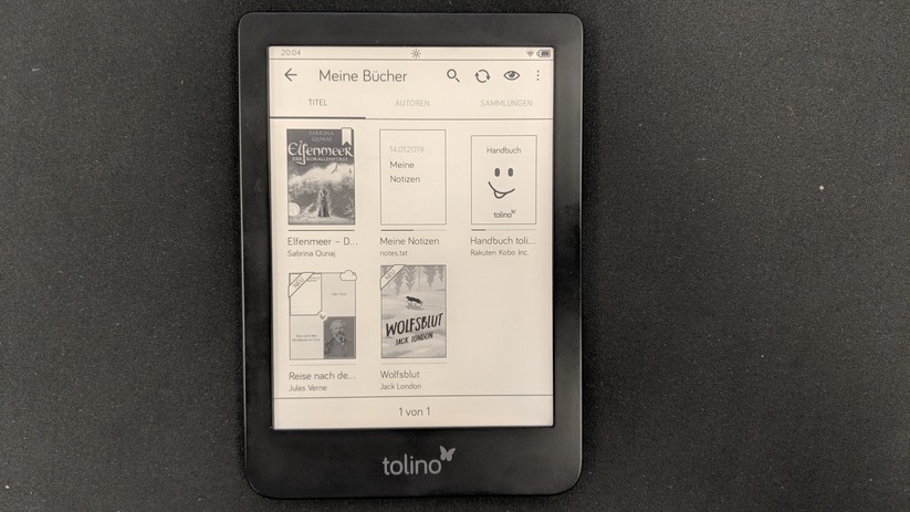 Die Bücher werden dank Cloud-Anbindung geräteübergreifend seitengenau synchronisiert.