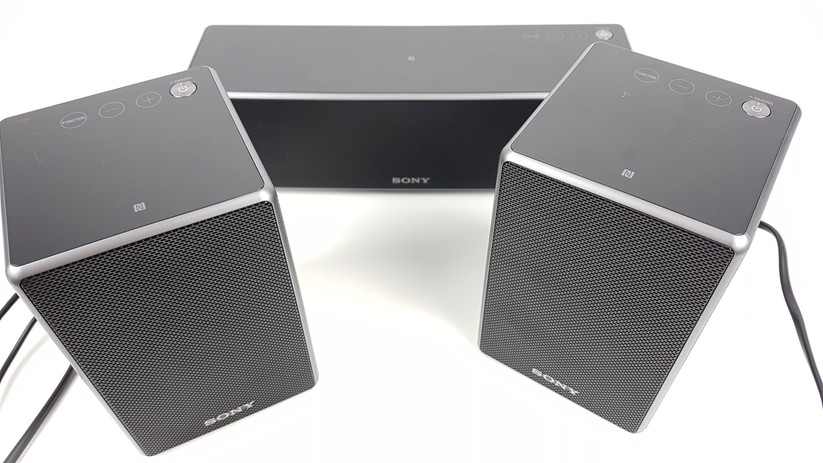 Die Lautsprecher von Sony haben USB-Anschlüsse und unterstützen Googles Chromecast.