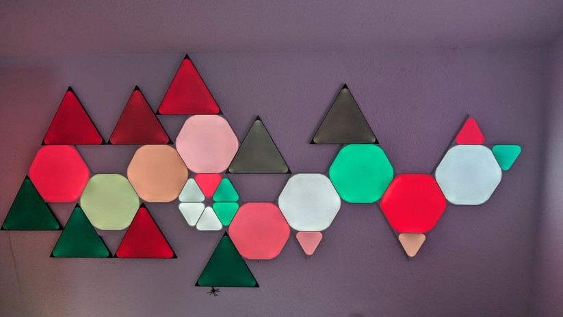 Effekt-Leuchten wie die Systeme von Nanoleaf sehen super aus, sind aber teuer.