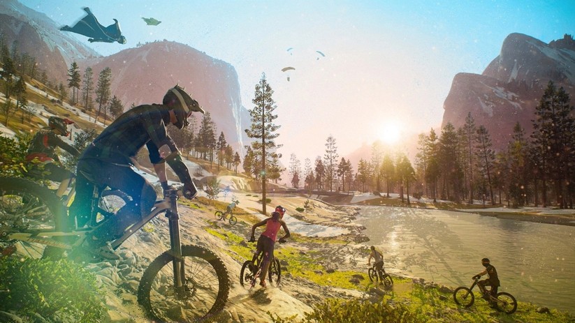 Riders Republic bietet Open-World-Gaming mit bis zu 50 Spielern gleichzeitig.