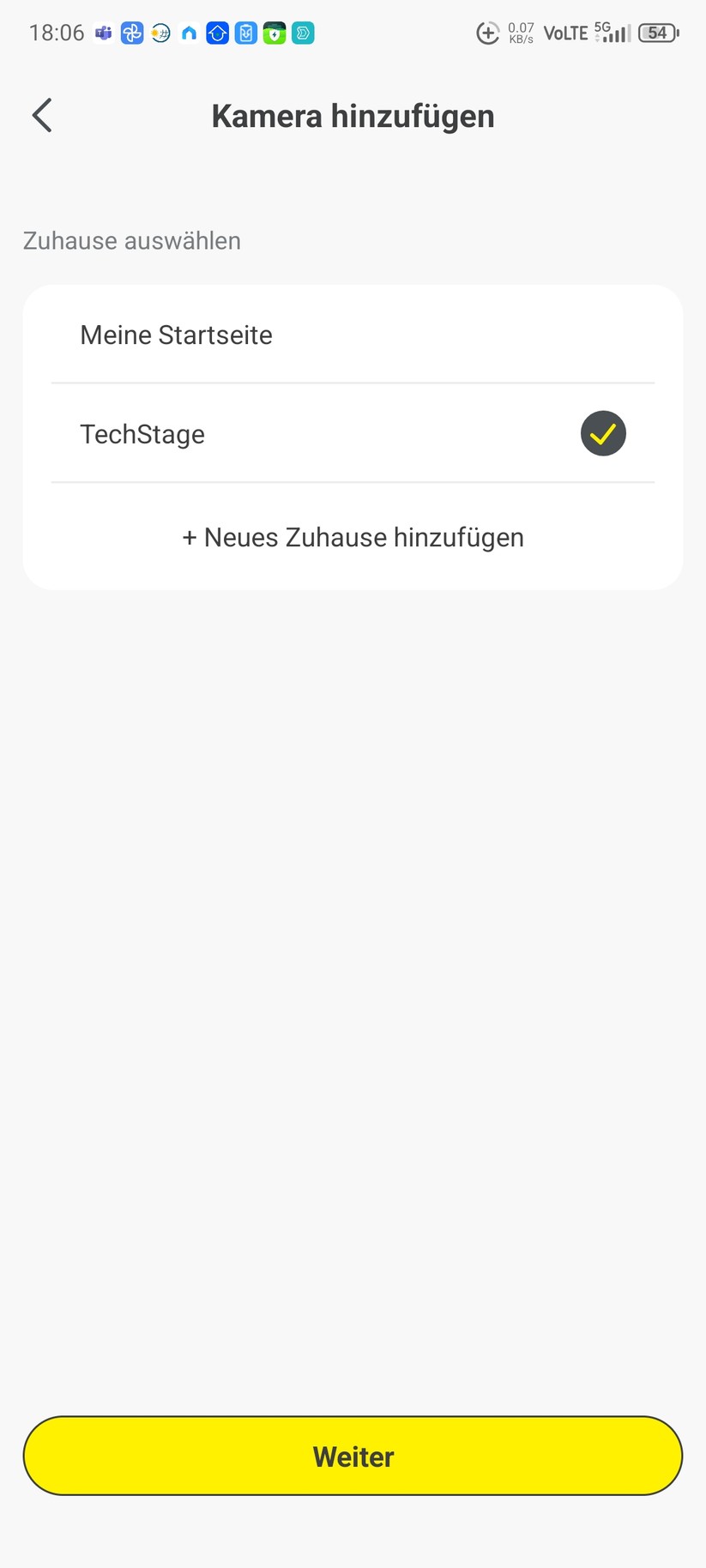 Die Inbetriebnahme der Überwachungskamera erfolgt mit der App Baseus Security