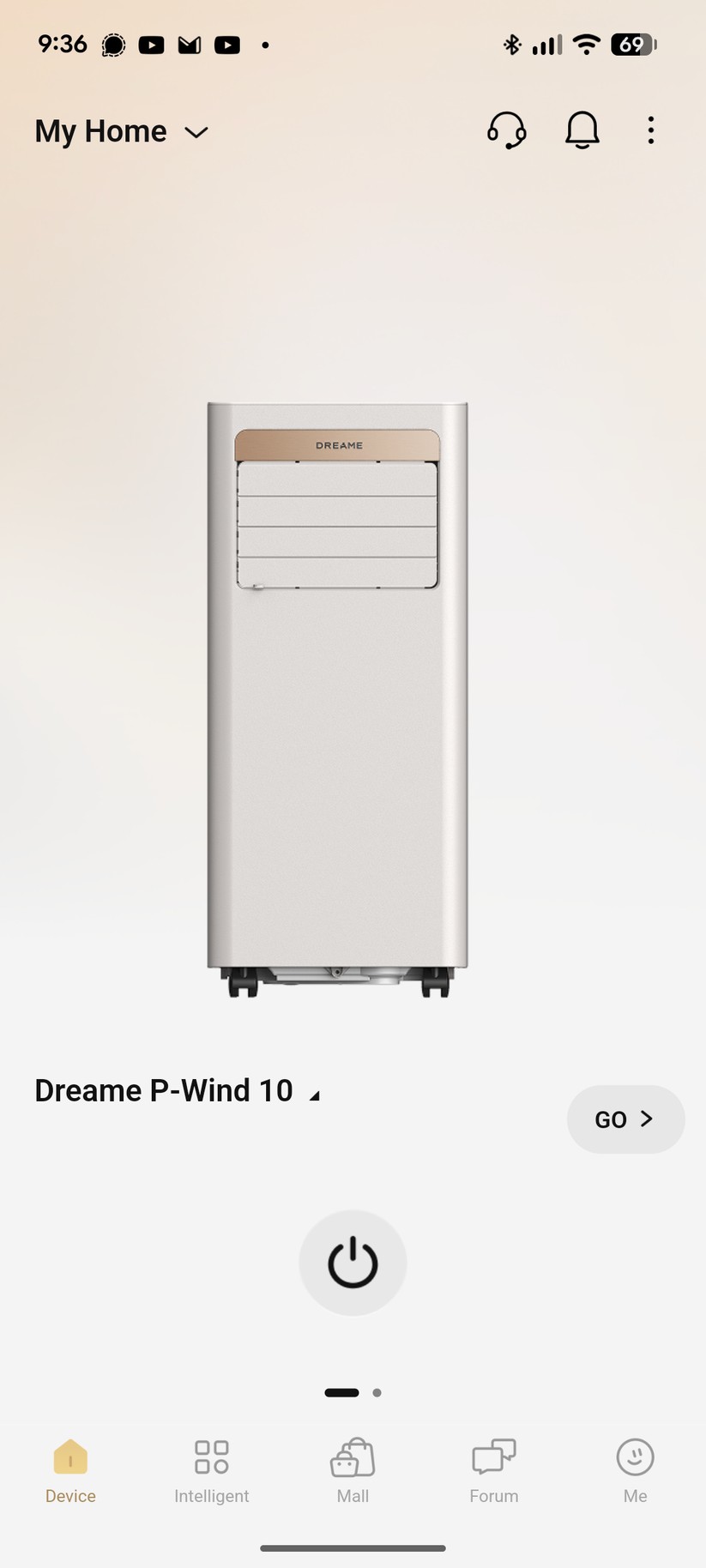 Dreame P-Wind 10 - Bilder App