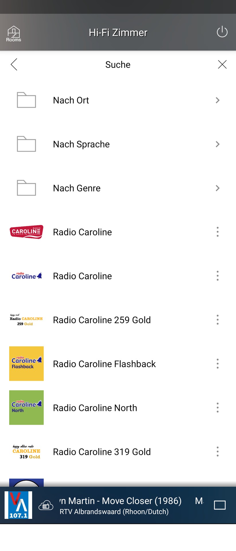 Yamaha Musiccast 50 - App