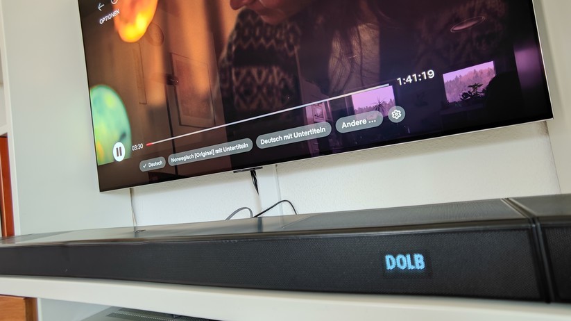 Die HBL Bar 1300MK2 bietet mit Dolby-Atmos-Inhalten ein tolles 3D-Klangerlebnis.