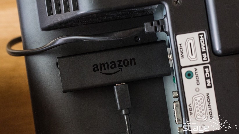 So sieht er im Betrieb aus, der Amazon Fire TV Stick.