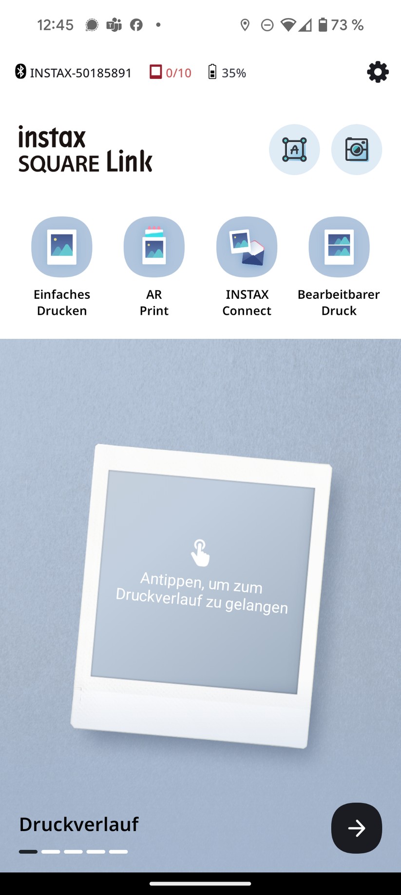 Instax Square Link Screenshot