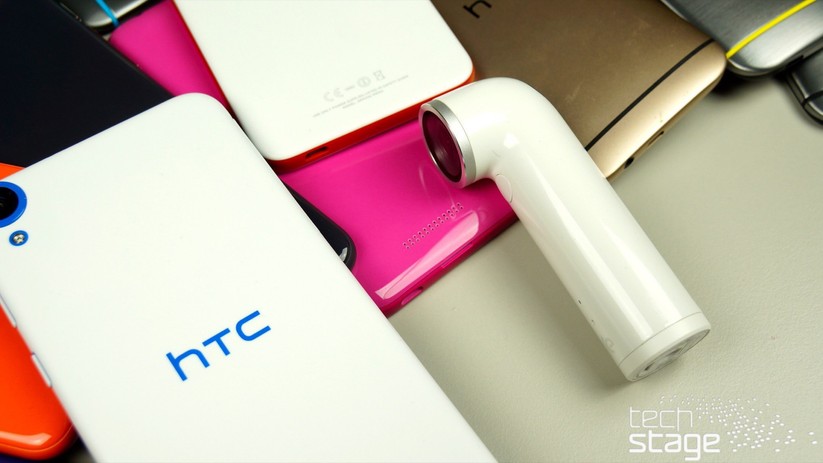 Die HTC RE ist deutlich kompakter als selbst kleinere Smartphones.