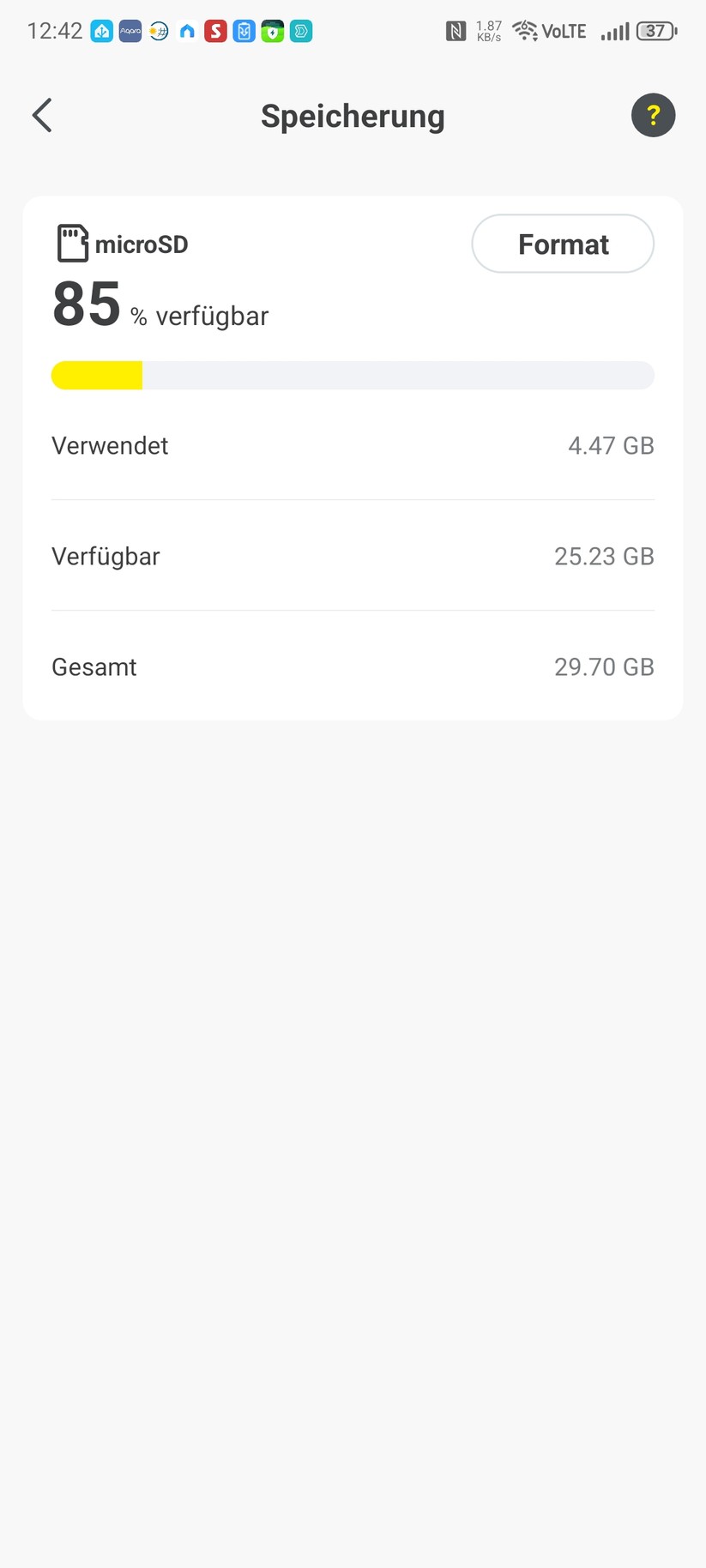 Baseus Security S2: Konfiguration mit der App