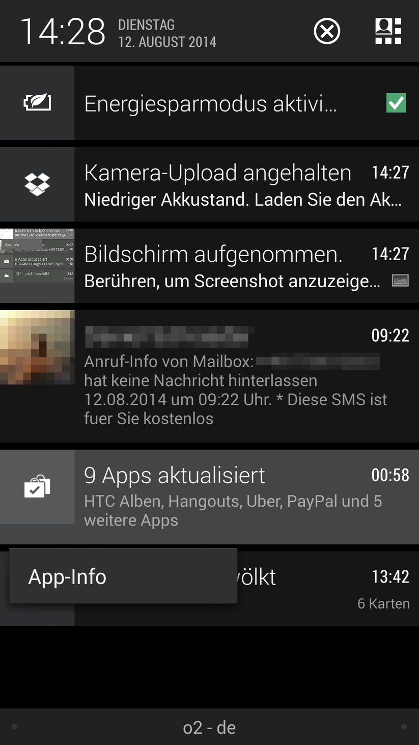 Nicht nur Spiele, sondern auch Anwendungen wie der Google Play Store lassen sich ruhigstellen.