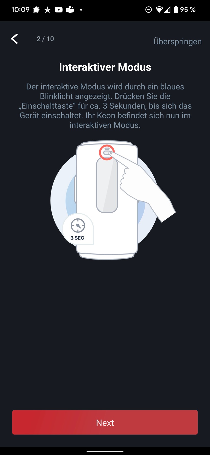 Feelconnect 3: So sieht die App aus