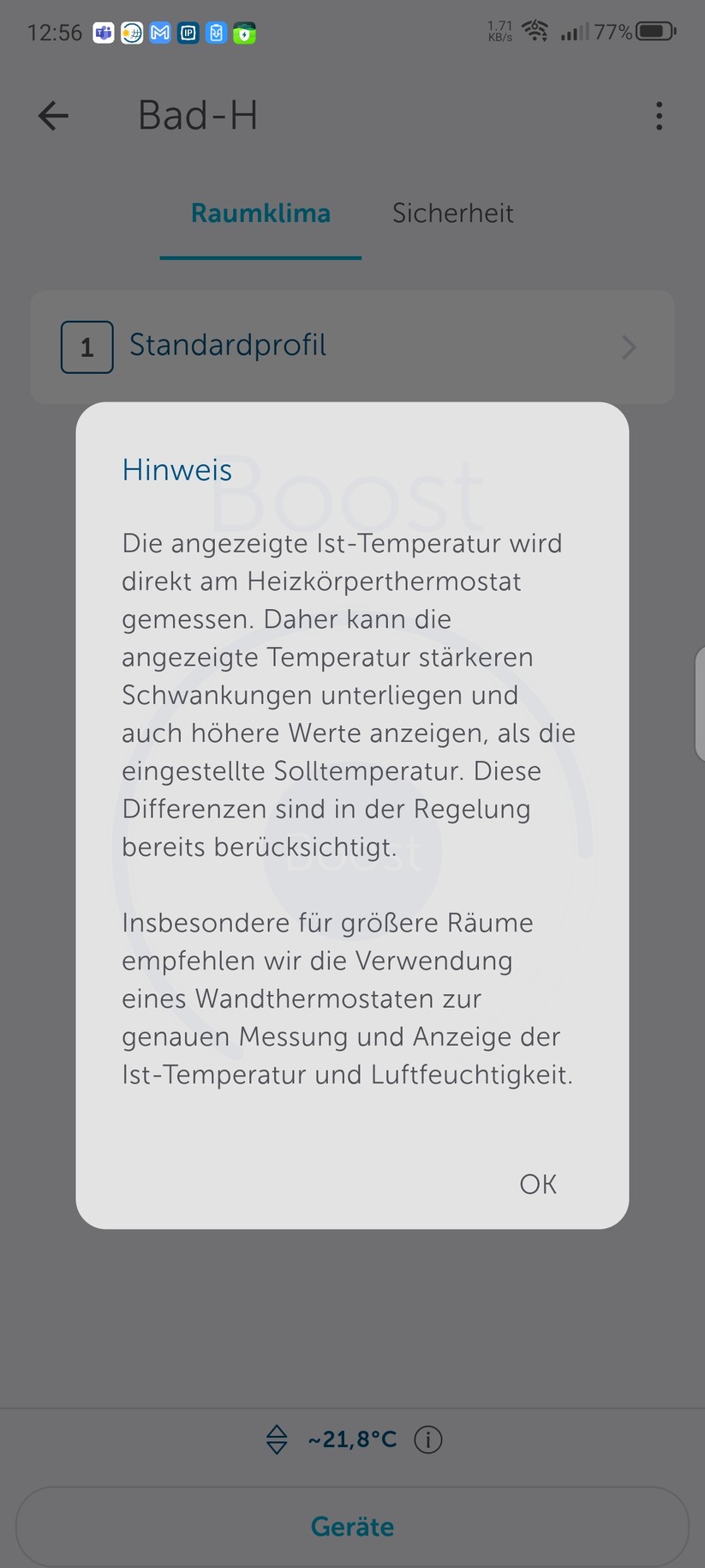  Einstellungen, Heizpläne, Automatisierung mit Fenstersensor