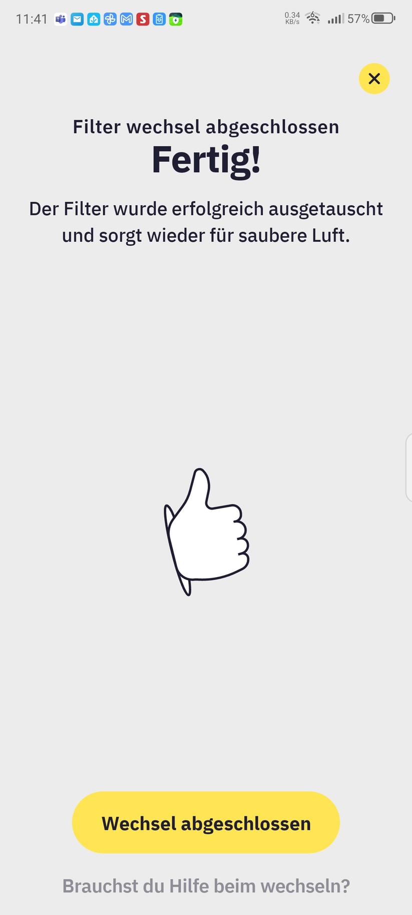 Klyqa Air Klyna S: App