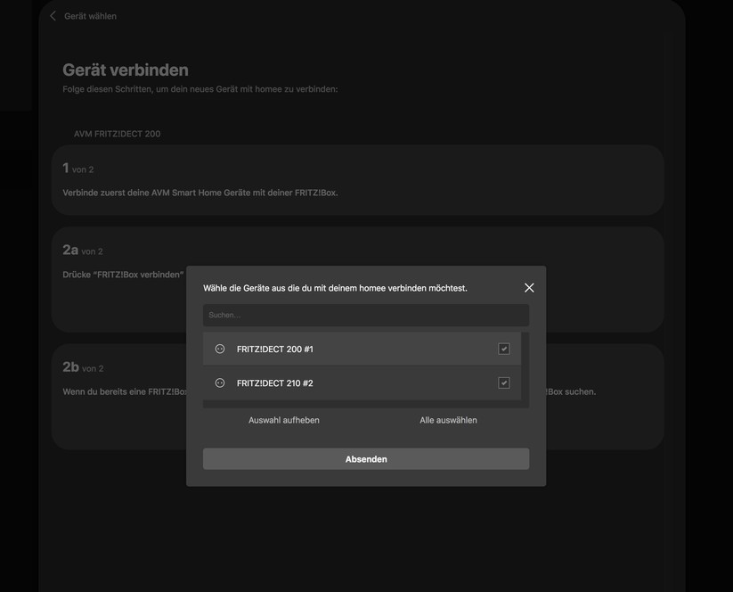 Homee: Smartphone- und Web-App