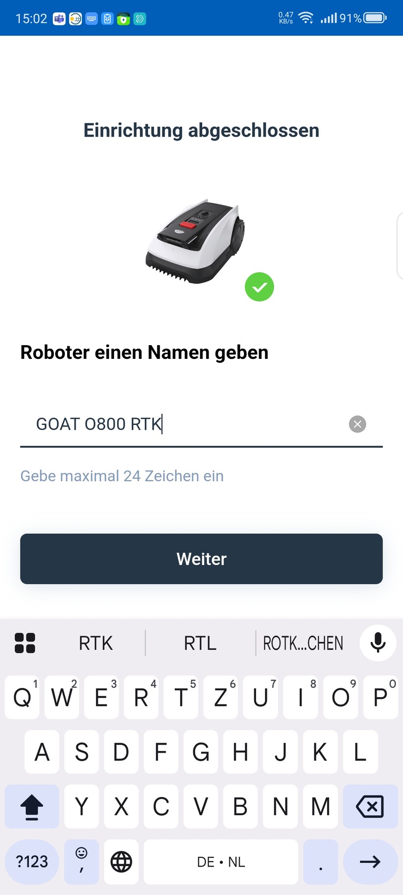  Inbetriebnahme