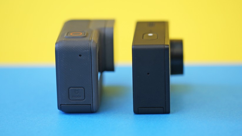 Die Yi 4K Plus im Vergleich zur Gopro Hero 2018.