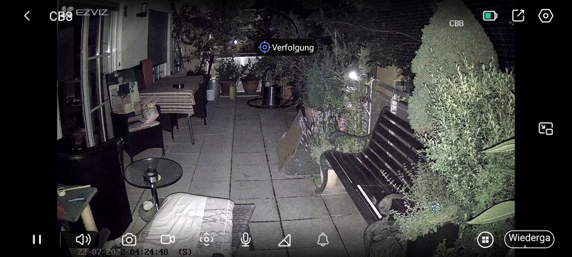 Ezviz CB8 2K: App, Einstellungen, Nachtsicht