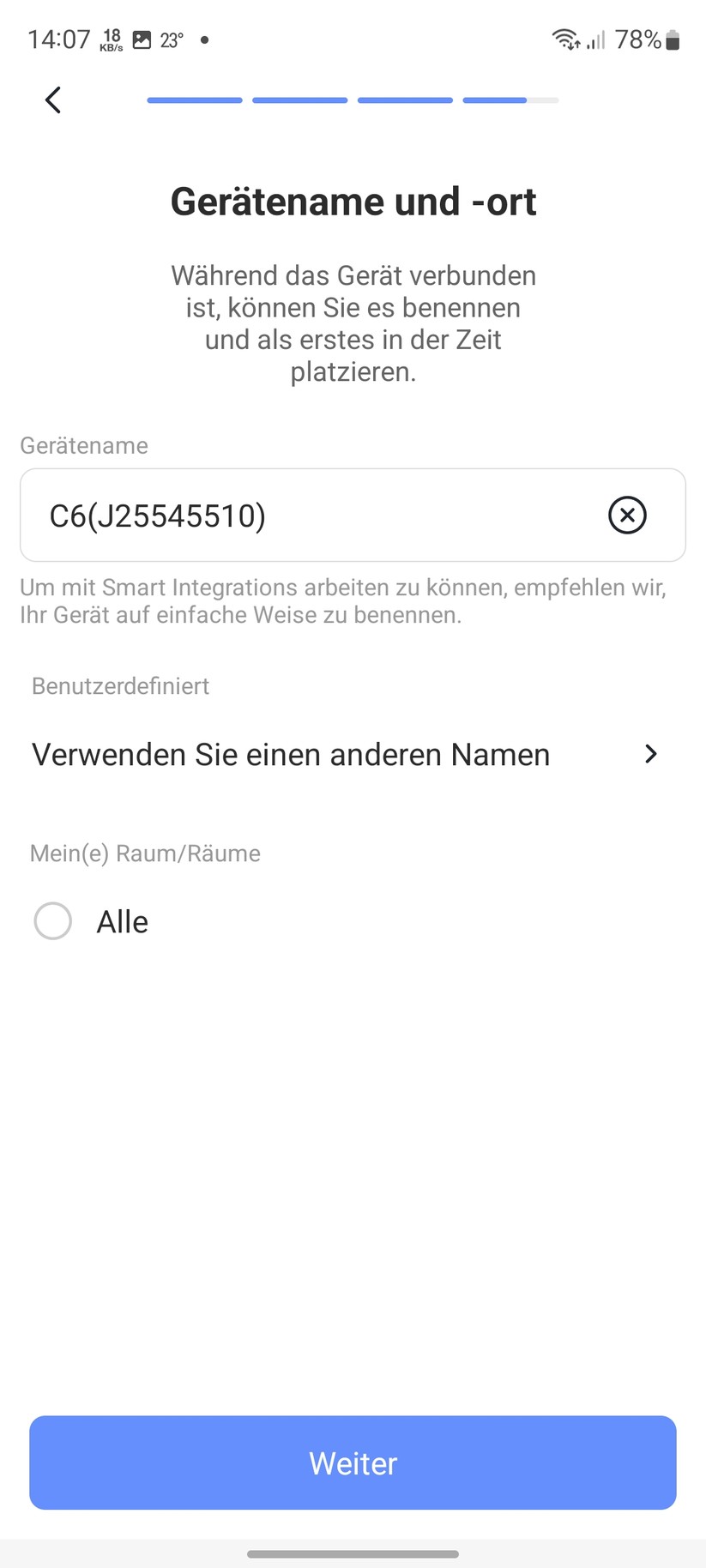 Ezviz C6 2K+: Einrichtung