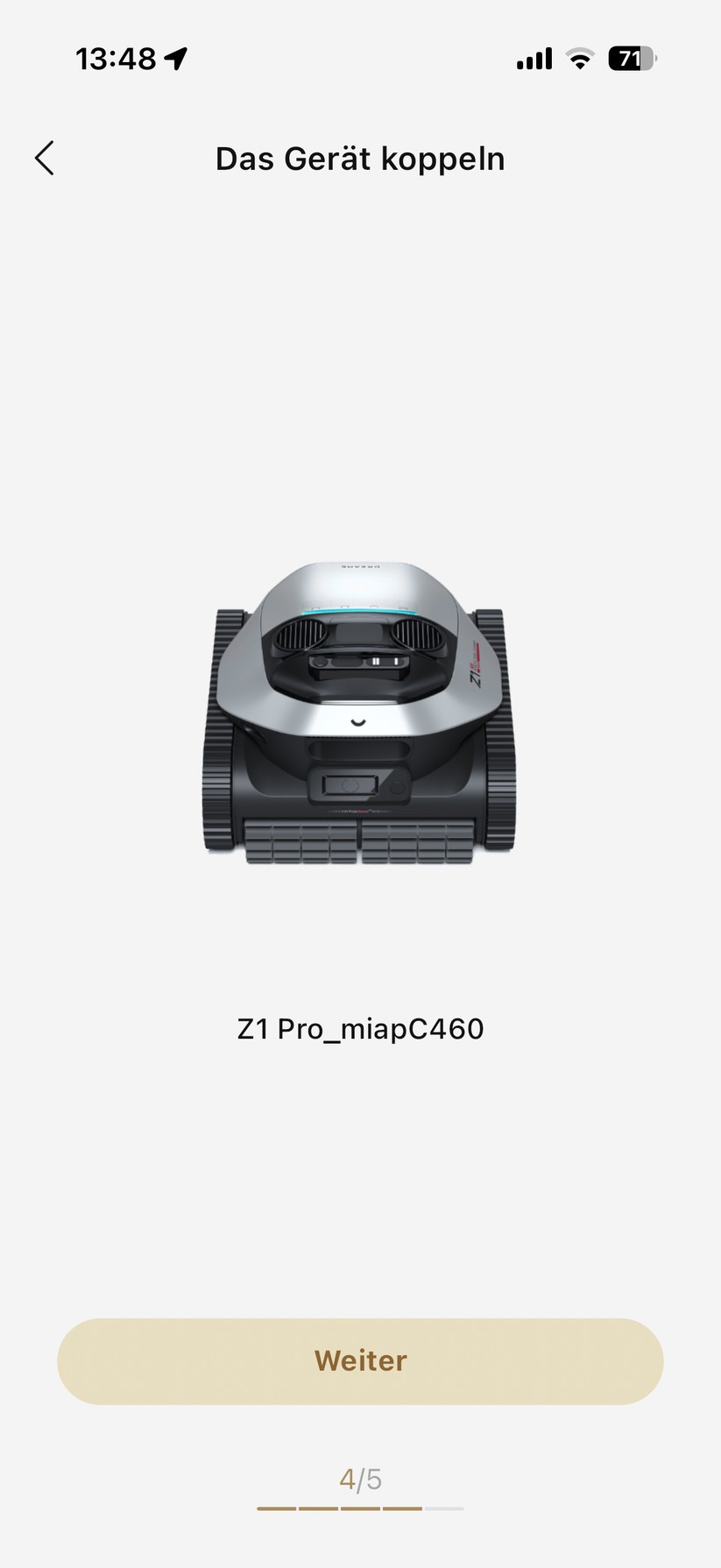 Dreame Z1 Pro Poolroboter - Bilder App 