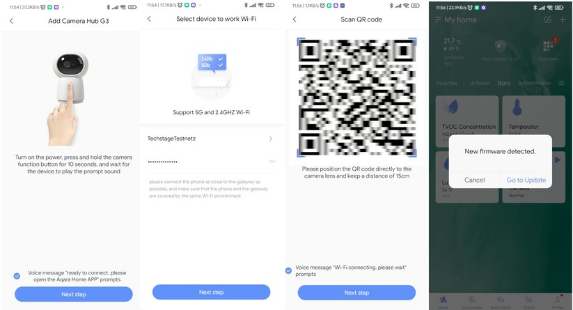 Aqara G3: Einrichtung