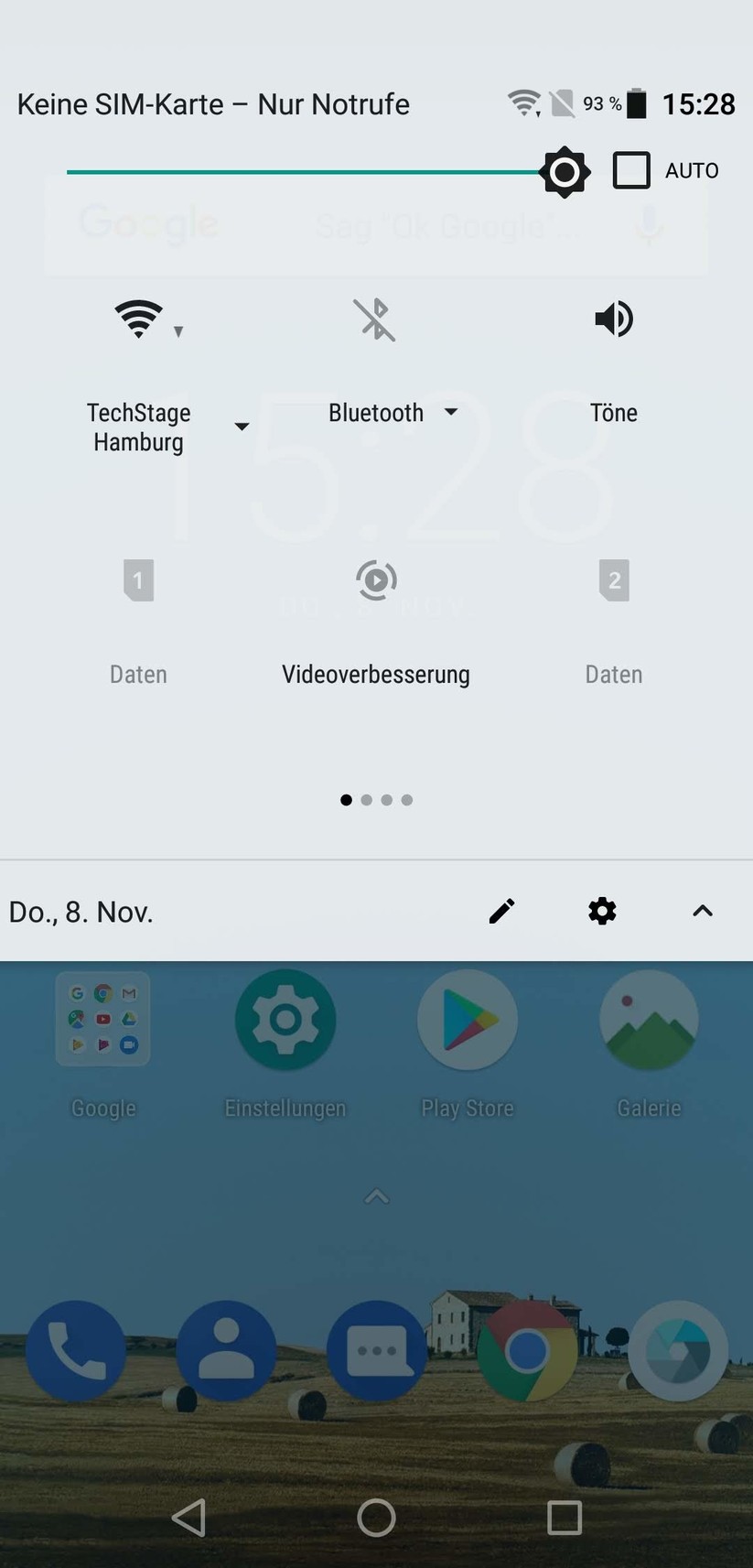 Benachrichtigungsleiste