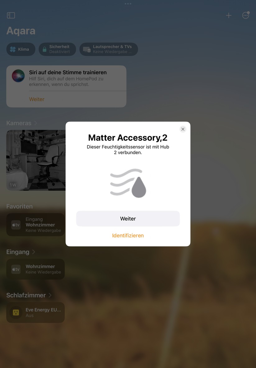 Switchbot 2 ist dank Matter-Unterstütztung auch zu Apple Home kompatibel. Die Einbindung hat im Test funktioniert. Nur liefern die Sensoren keine Werte. Dafür gelingt der Anschluss über Matter an Samsung Smartthings.