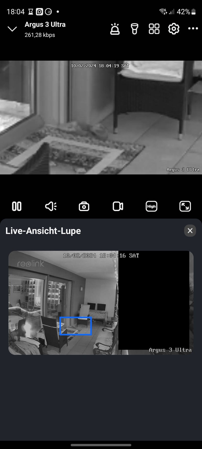 Reolink Argus 3 Ultra: Testaufnahmen