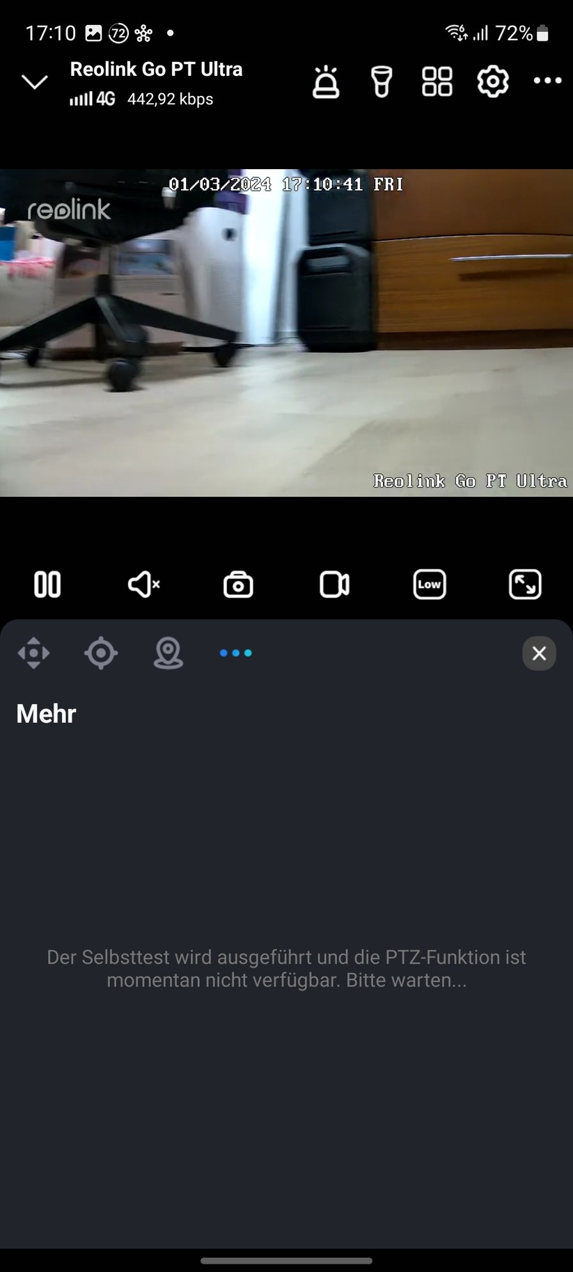 Reolink Go PT Ultra: Einrichtung und Einstellung mit mobiler App