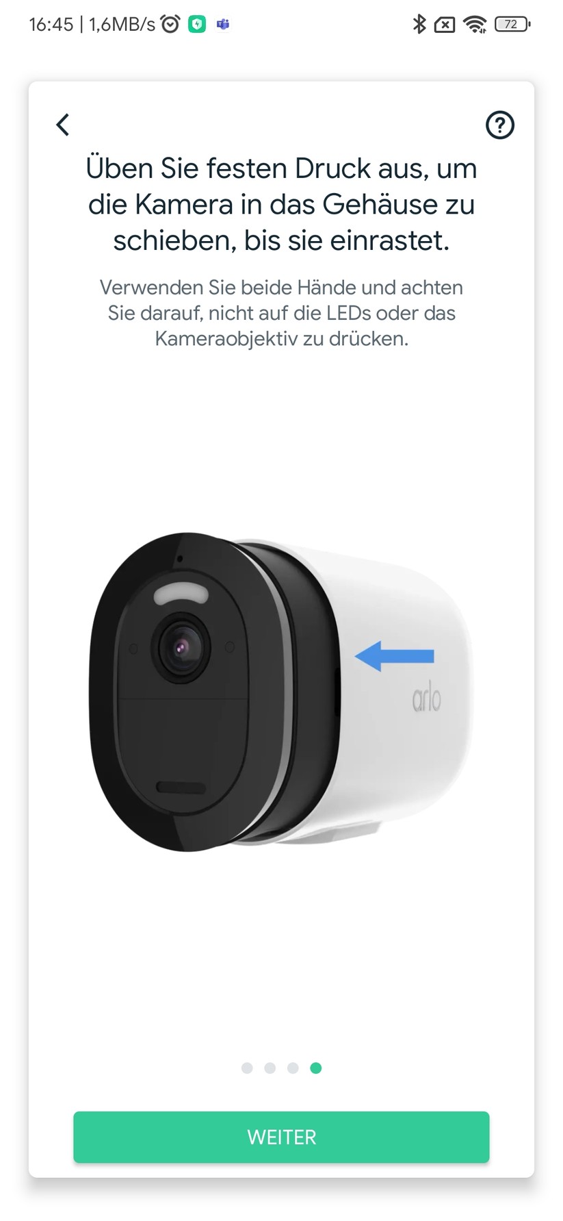 Arlo Go 2: Einrichtung