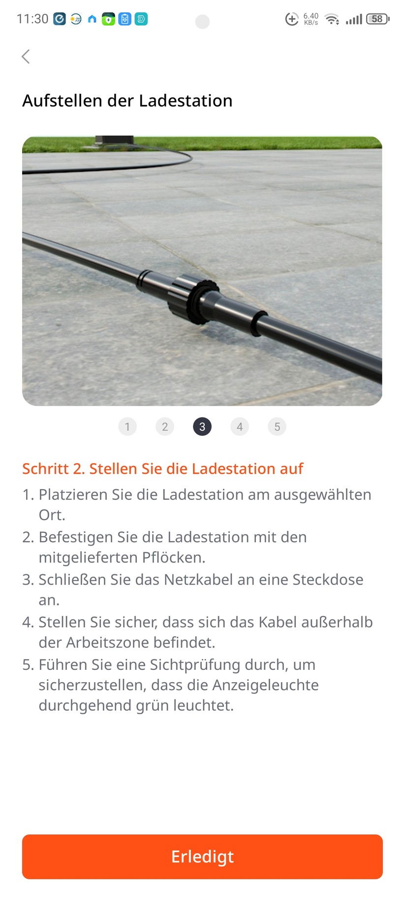  Inbetriebnahme und Kartierung