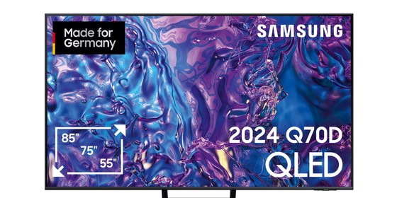 Samsung TV QLED 4K Q70D Tizen OS mit 65 Zoll zum Tiefstpreis