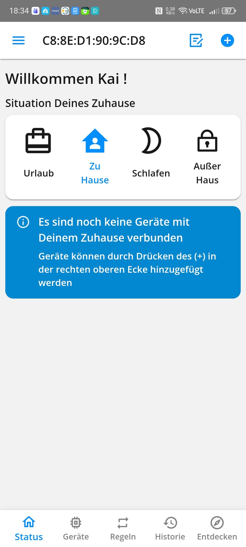 Smart Home by Hornbach: Einrichtung und Anlernen von Geräten