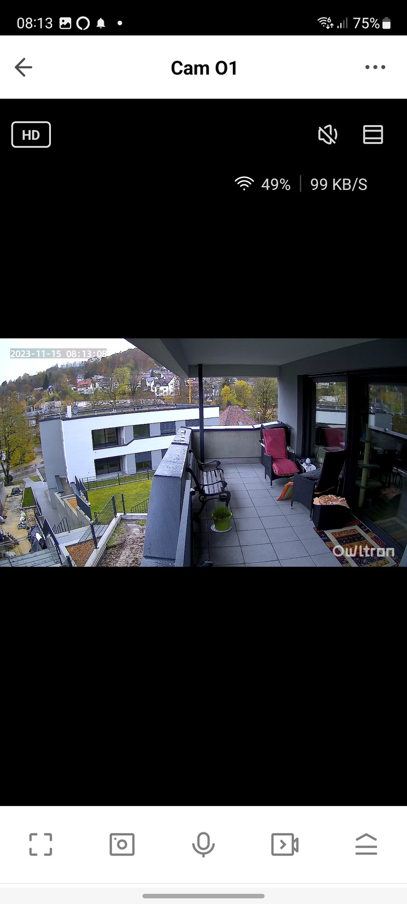 Owltron Cam O1: Konfiguration und Testaufnahmen