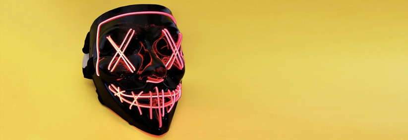 Der in vielen Horror-Masken genutzte EL-Draht ist auch einzeln erhältlich.