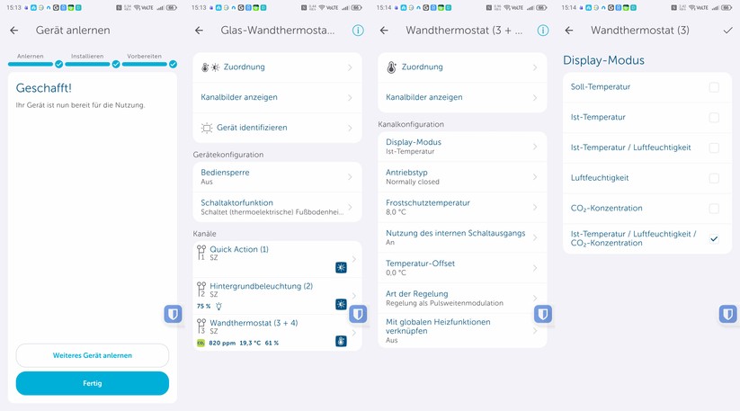 Inbetriebnahme mit Homematic-IP-App