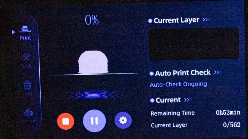 UI des Anycubic M5s