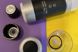 Test: Akku-Kaffeemaschine Bostar brüht guten Espresso & hat austauschbaren Akku