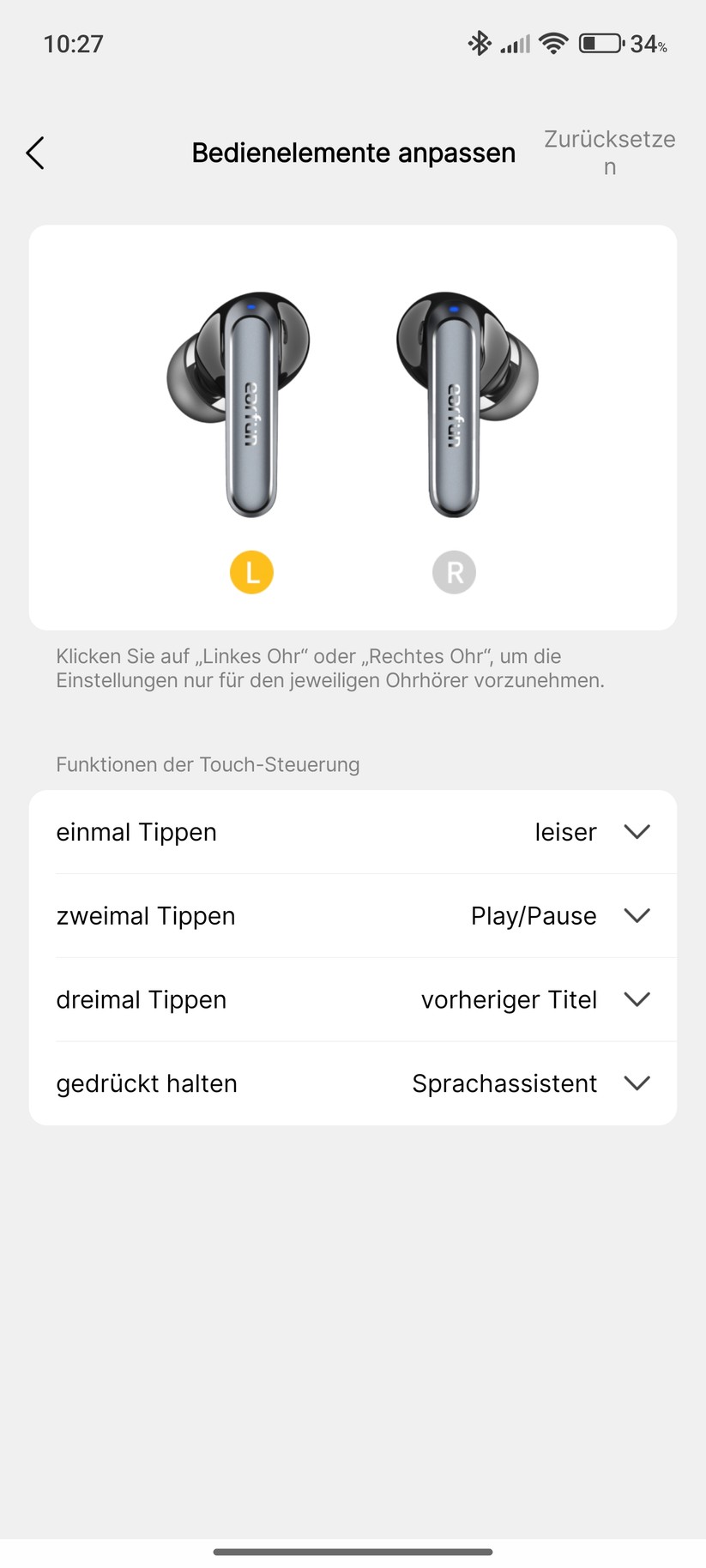 Earfun Air 2 Screenshot
