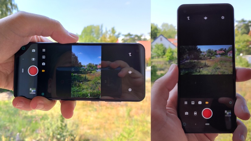 Das One Action nimmt Action-Cam-Querformat-Videos im Hochformat auf.