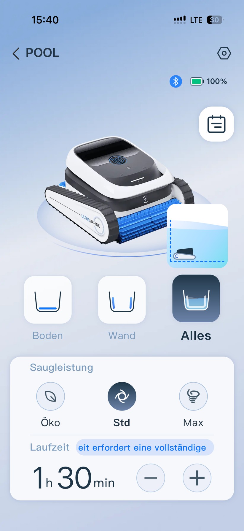 Ecovacs Ultramarine P1 - Bilder App