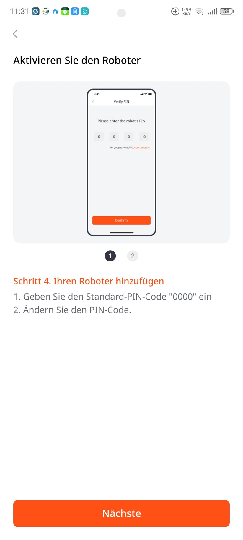  Inbetriebnahme und Kartierung