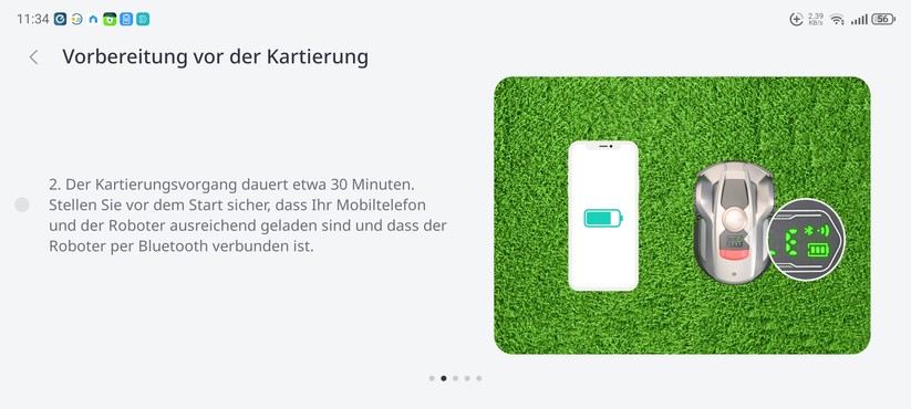  Inbetriebnahme und Kartierung