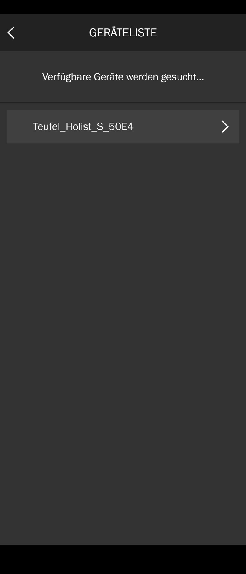 Teufel Holist S App