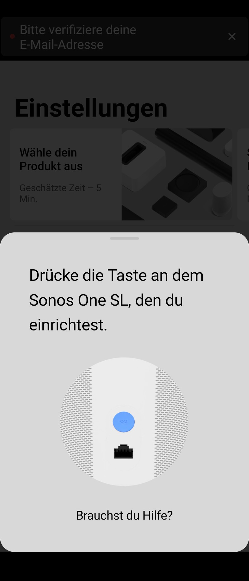 Sonos One SL - App 
